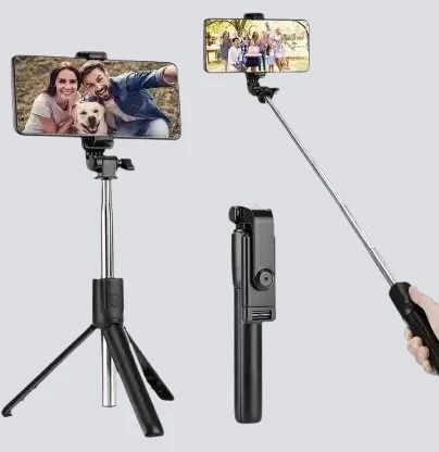 SGM Bluetooth Selfie Stick with Wireless Remote And Extended Tripod Stand Bluetooth Selfie Stick-image-43