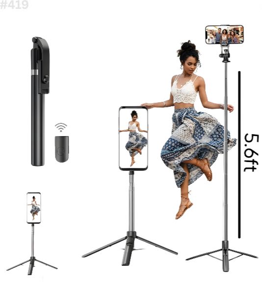 URBANHUDA Handheld Selfie Stick Foldable Tripod Stand with Remote Control_9X Bluetooth Selfie Stick-image-48