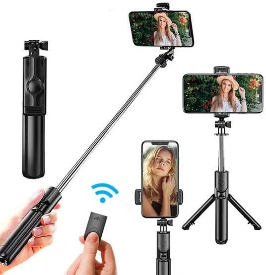 ANANDANI R1 Bluetooth Selfie Stick with Remote, 3-in-1 Multifunctional Selfie Stick, Tripod, Monopod Stand & Mobile Stand Compatible with All Mobile Phones Bluetooth Selfie Stick-image-34