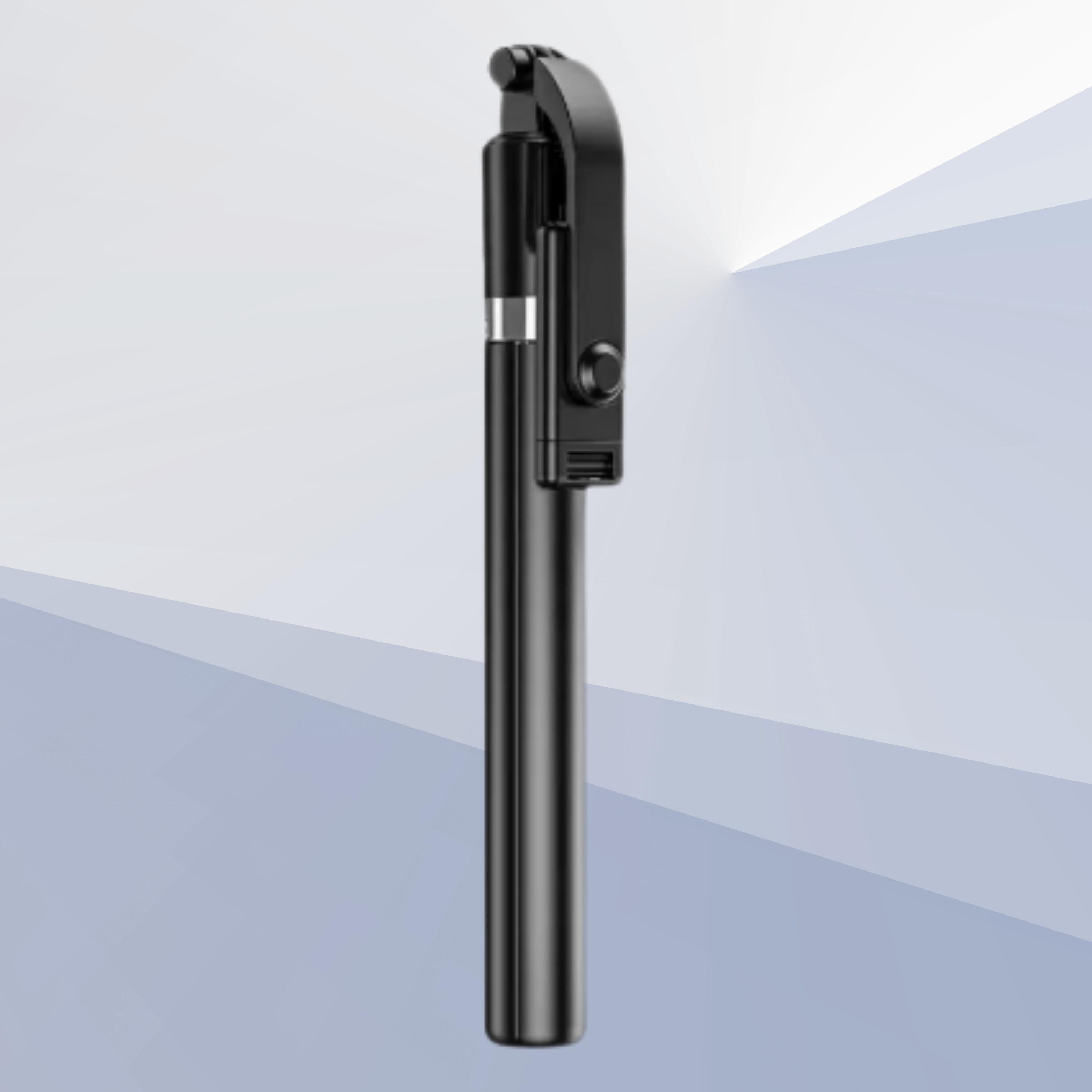 BITWEAVE R1S-L Foldable Selfie Stick with LED Fill Light & Tripod Mount – 1.7M Carbon Fiber for Mobile Bluetooth Selfie Stick image 1