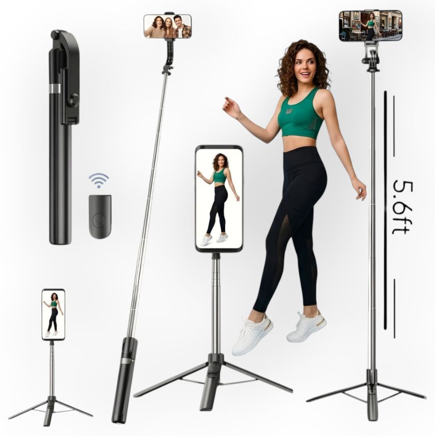 AIZINA Village Selfie Stick Portable Tripod Wireless Remote for Rural Areas_HB Bluetooth Selfie Stick-image-27