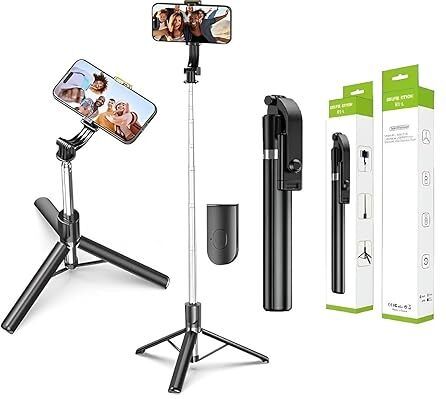 Home Story R1L Wireless Remote selfie stick with tripod stand extendable upto 170 cm Bluetooth Selfie Stick-image-29