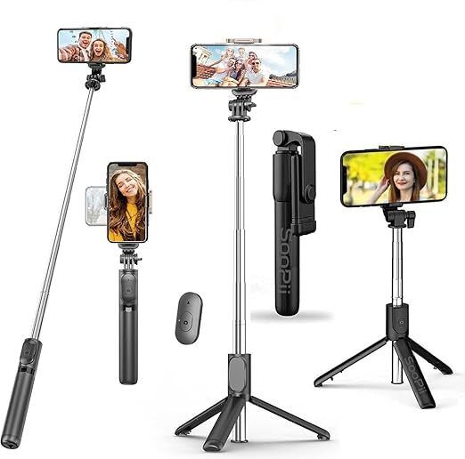 MPT Selfie Stick Tripod Stand with Light 3-in-1 Multifunctional Design Tripod, Monopod Kit, Tripod Kit-image-7