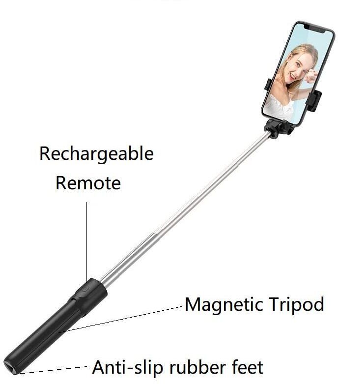 Infinite Digital Selfie Stick with Tripod Stand, Bluetooth Extendable Tripod for Mobile Phone_r5 Tripod-image-19