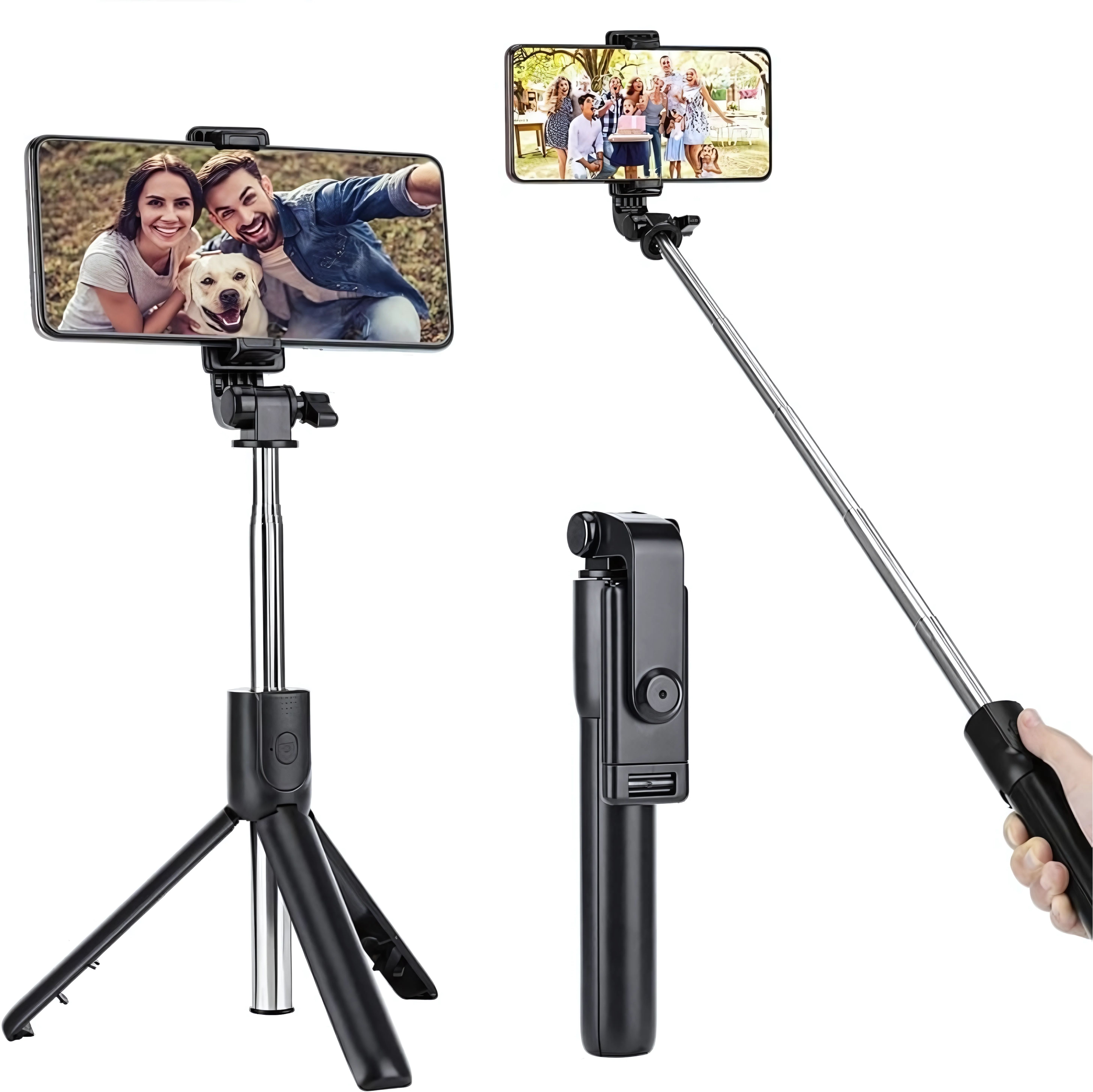 NAFA Professional 70cm Bluetooth Selfie Stick Tripod with Detachable Wireless Remote | 5-Section Adjustable & Foldable Mobile Stand for Selfie, Vlogging & Live Streaming Bluetooth Selfie Stick-picture-11