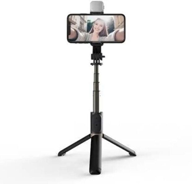 RENTOOR Best R1s 3-in-1 Multifunctional Selfie Stick Stand Compatible with All Phones Monopod Kit, Tripod, Tripod Ball Head, Tripod Bracket-image-45