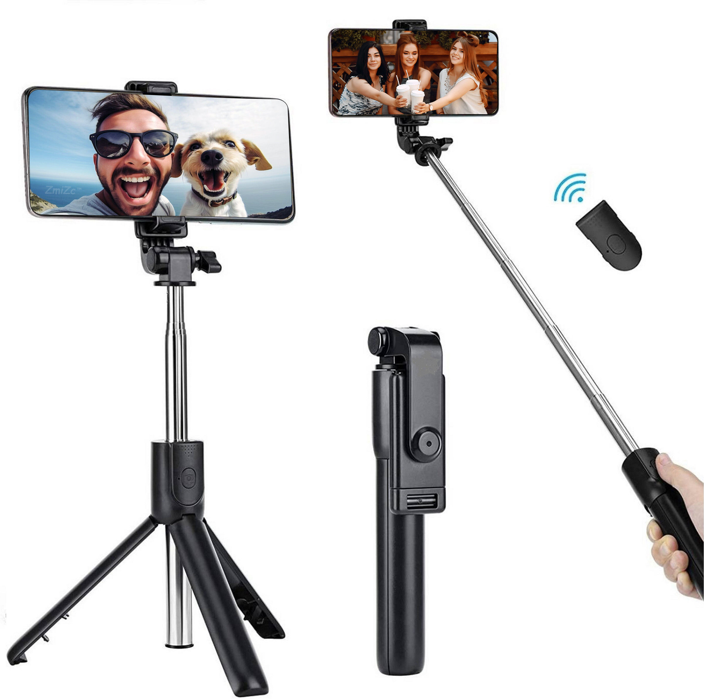 ZmiZc Bluetooth Selfie Stick image 1