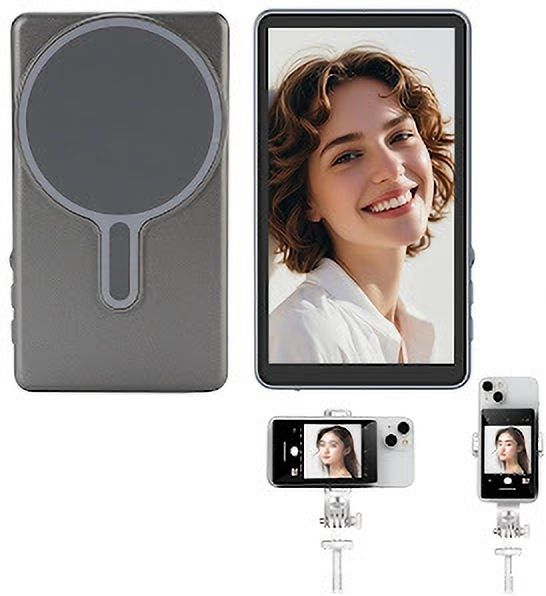 LUMINZA Magnetischer Selfie-Bildschirm für iPhone & Android – Vlog Monitor Fernbedienung Single Gimbal for Mobile-image-32