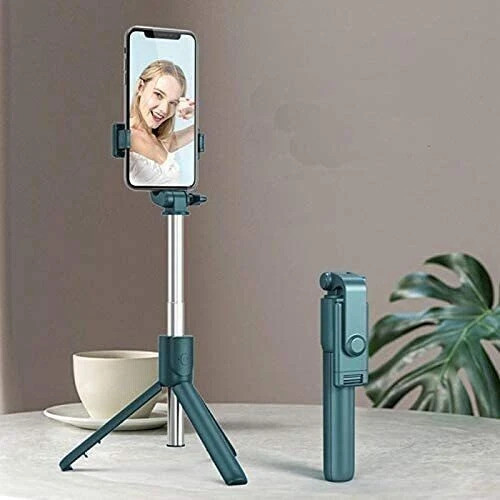 SANNO WORLD Bluetooth Selfie Stick with Wireless Remote And Extended Tripod Stand Bluetooth Selfie Stick image 1