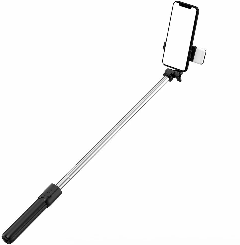 RENTOOR R1S Bluetooth Remote Control 360 Degree Rotation Folding Telescopic Selfie Stick Tripod with Fill Light Bluetooth Selfie Stick-image-35