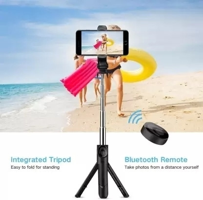 Infinite Digital Bluetooth Selfie Stick with Wireless Remote And Extended Tripod Stand Bluetooth Selfie Stick image 1