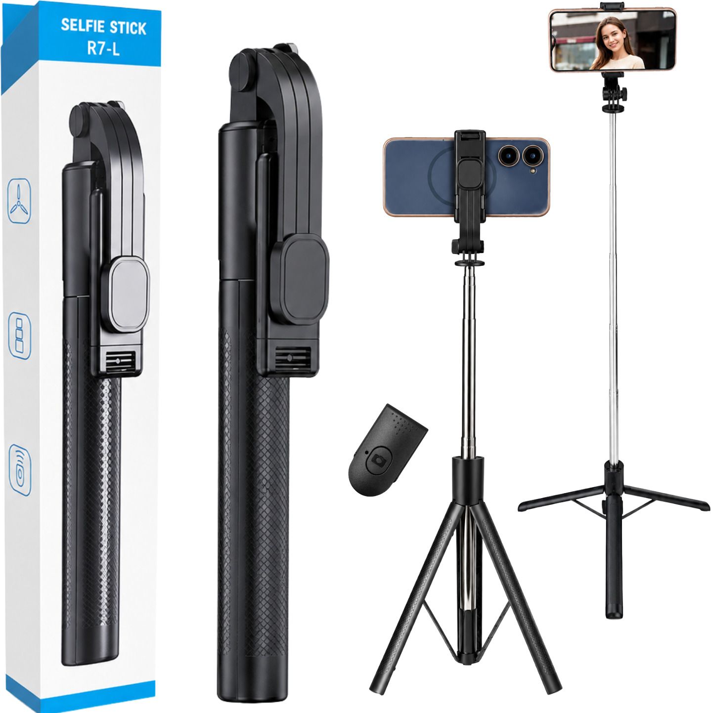 Rotated Stick 69 inch selfie stick latest price in india with comparison ...