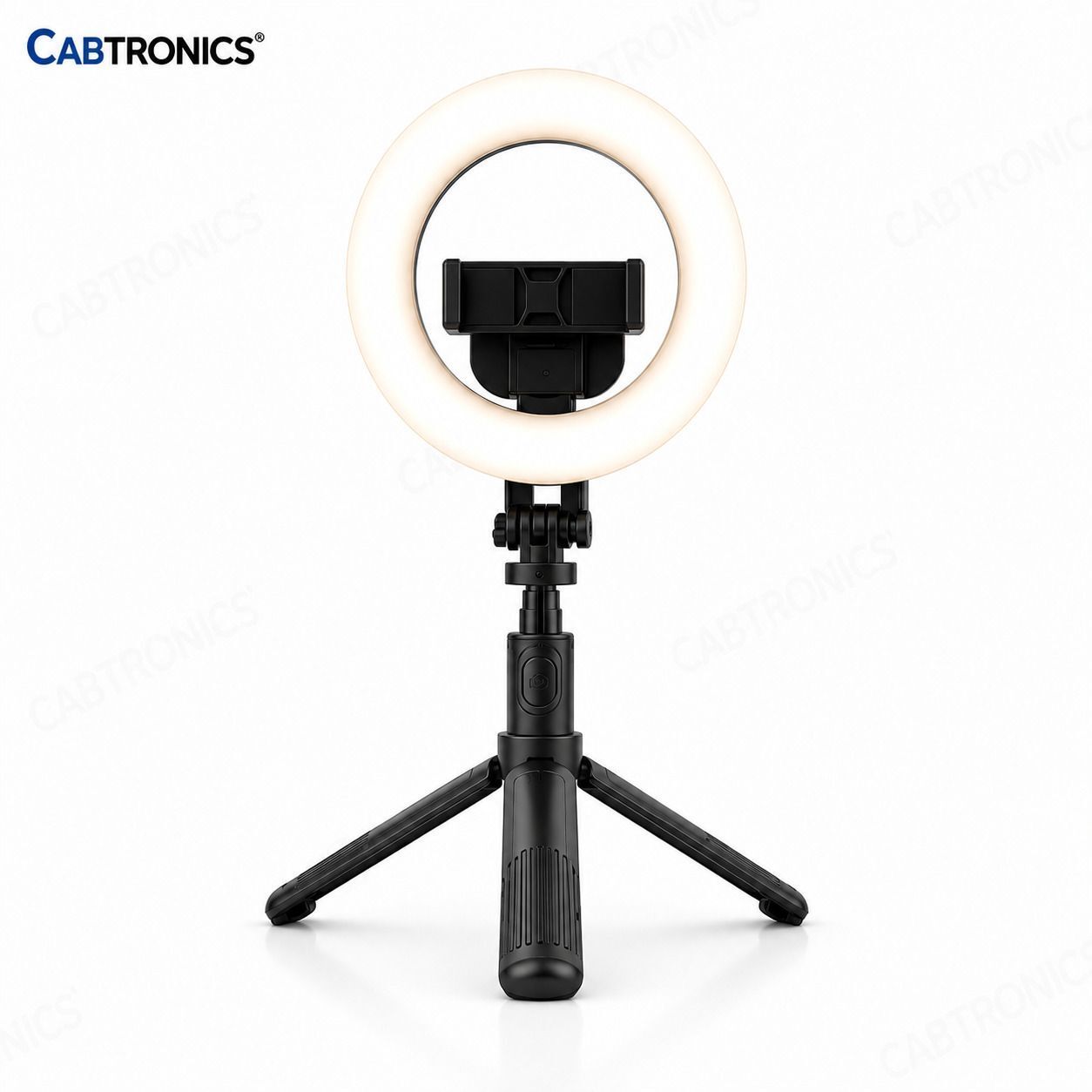 CABTRONICS Ring Light Selfie Stick Tripod with Bluetooth Remote, 30 Inch Extendable Mobile Stand, 3 Color LED Light, Rechargeable, 360° Rotation for Video Recording & Selfies Bluetooth Selfie Stick-picture-17