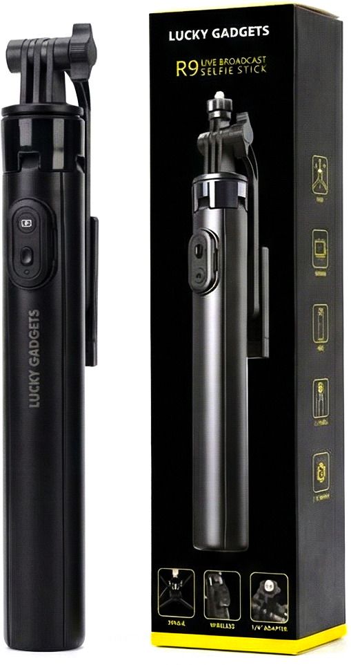 Lucky Gadgets LUCKY GADGETS SELFIE STICK R9 Bluetooth Selfie Stick-image-17