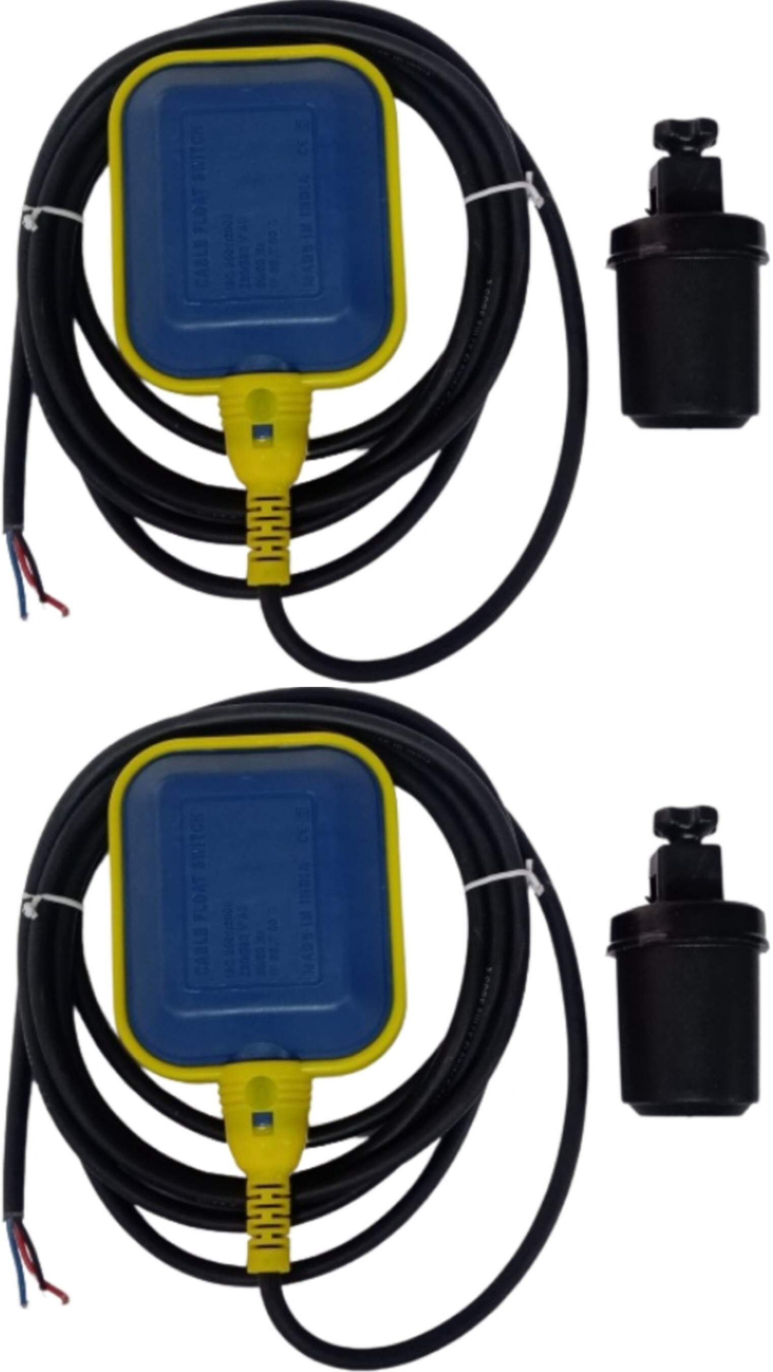 GoodsBazaar Float Switch Sensor for Water Level Controller with 3 Meter Wire, ( Pack of 2 ) Wired Sensor Security System image 1