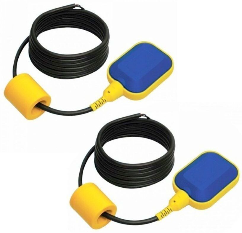 Divinext 250v Waterproof Cable Float Switch Micro switch Based Liquid Fluid Water Level Controller Float Switch/Water Level Regulator/ Liquid Switch With Adjustable Stopper Weight for Tank Pump Sump Pump Water Tank Square Head Cable Floating Switch Automatic Water Level Controller NO/NC Magnetic Sensor Floaty 2pc Wired Sensor Security System-image-44