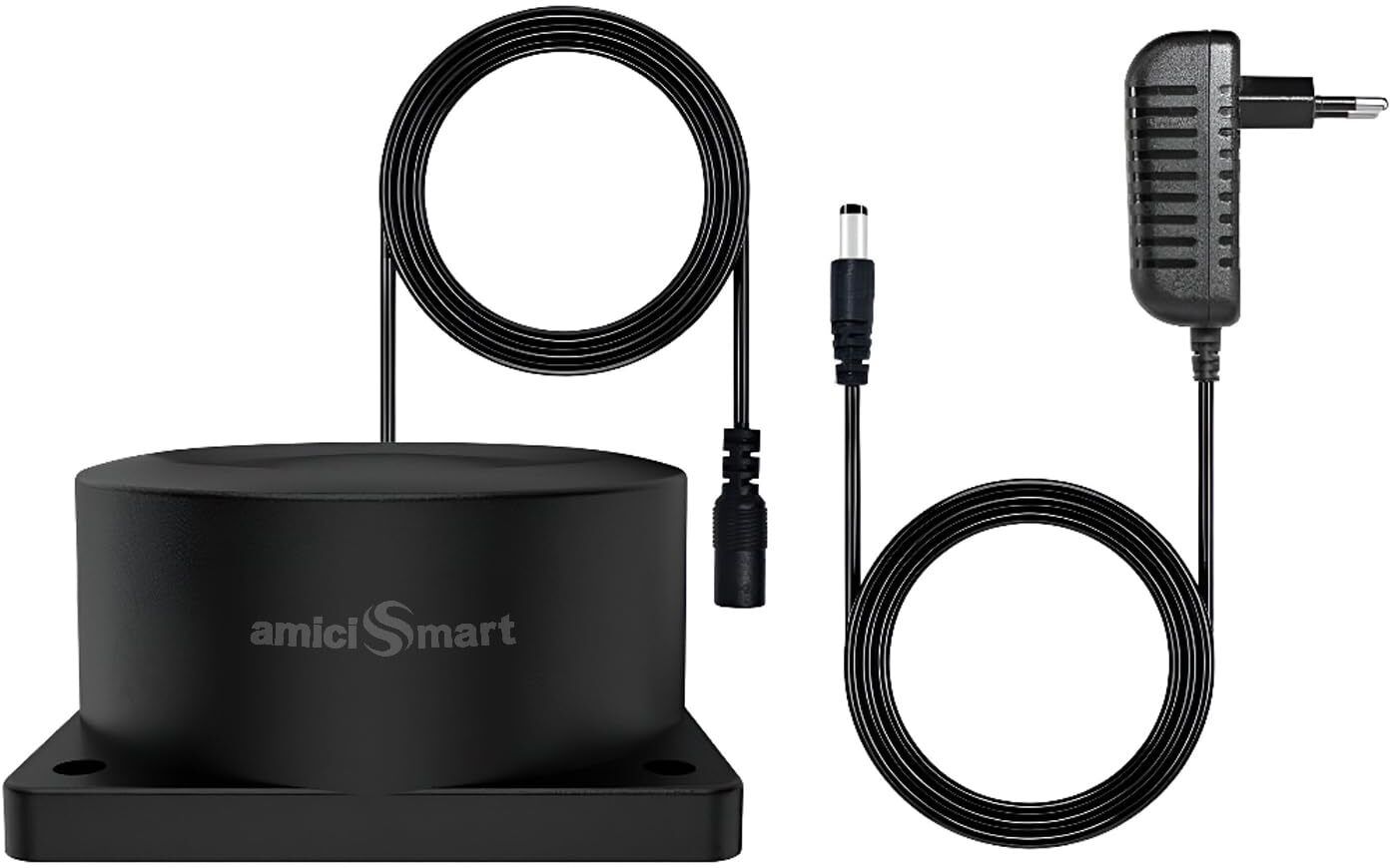 amiciSmart WiFi Ultrasonic Water Tank Level Sensor | Smart App Alerts | IP65 Waterproof Wired Sensor Security System-image-1