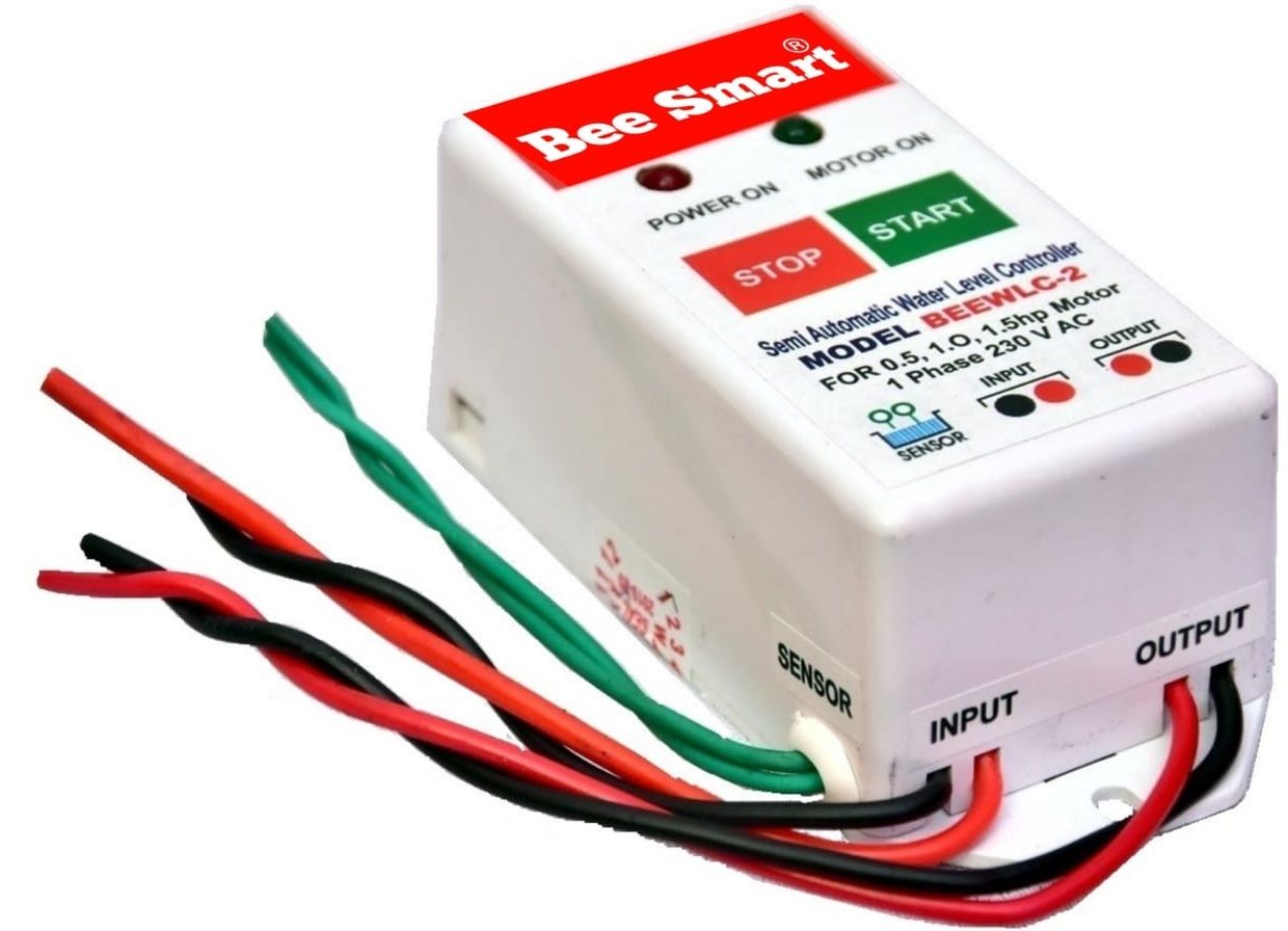 BeeSmart Semi Automatic Water Level Controller Manual on Auto Off BEEWLC-2 (Pack of 2) Wired Sensor Security System-picture-16