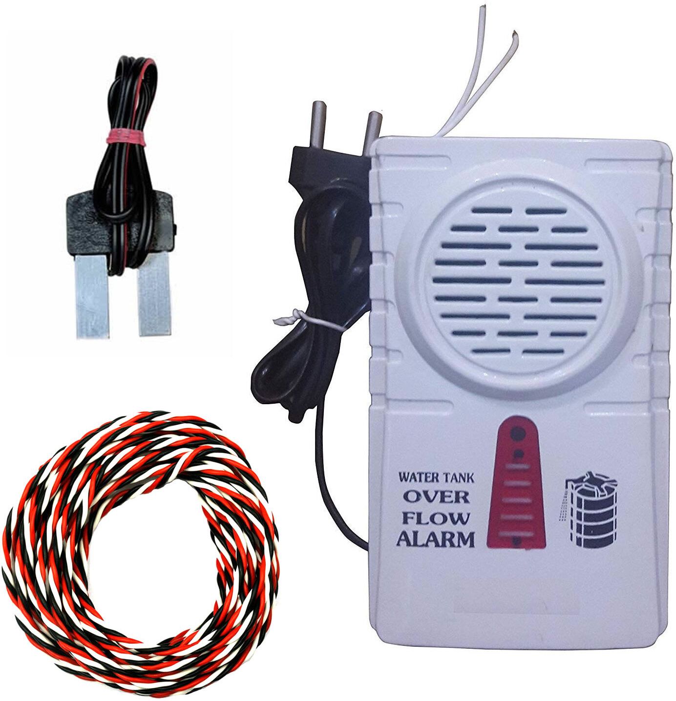 InfraHive Overflow Alarm with High Quality Voice Sound with 15mtr Wire Wired Sensor Wired Sensor Security System