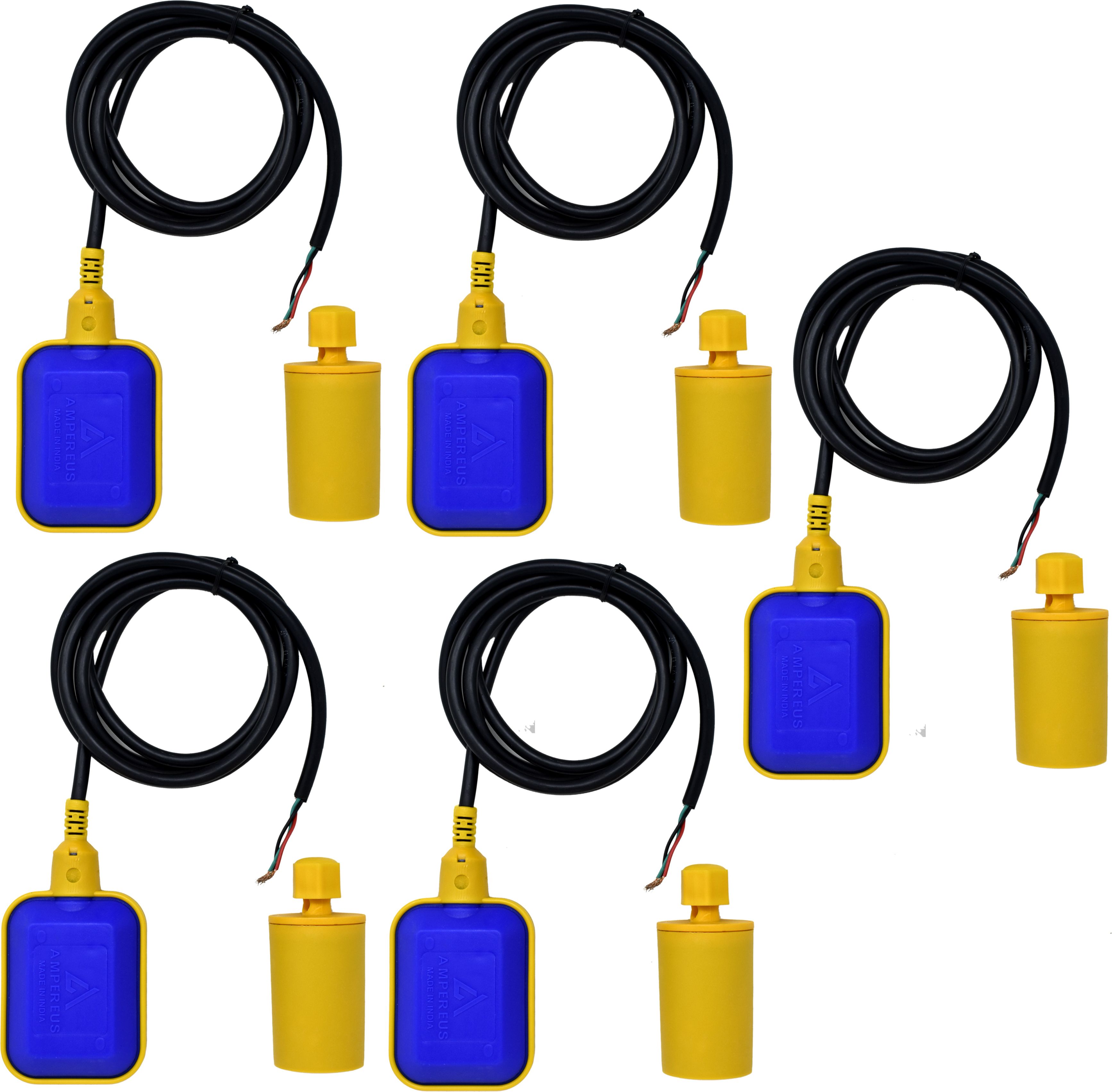 AMPEREUS Float switch sensor for R.o Plant ( floaty water level control PACK OF 5 ) Wired Sensor Security System-image-34