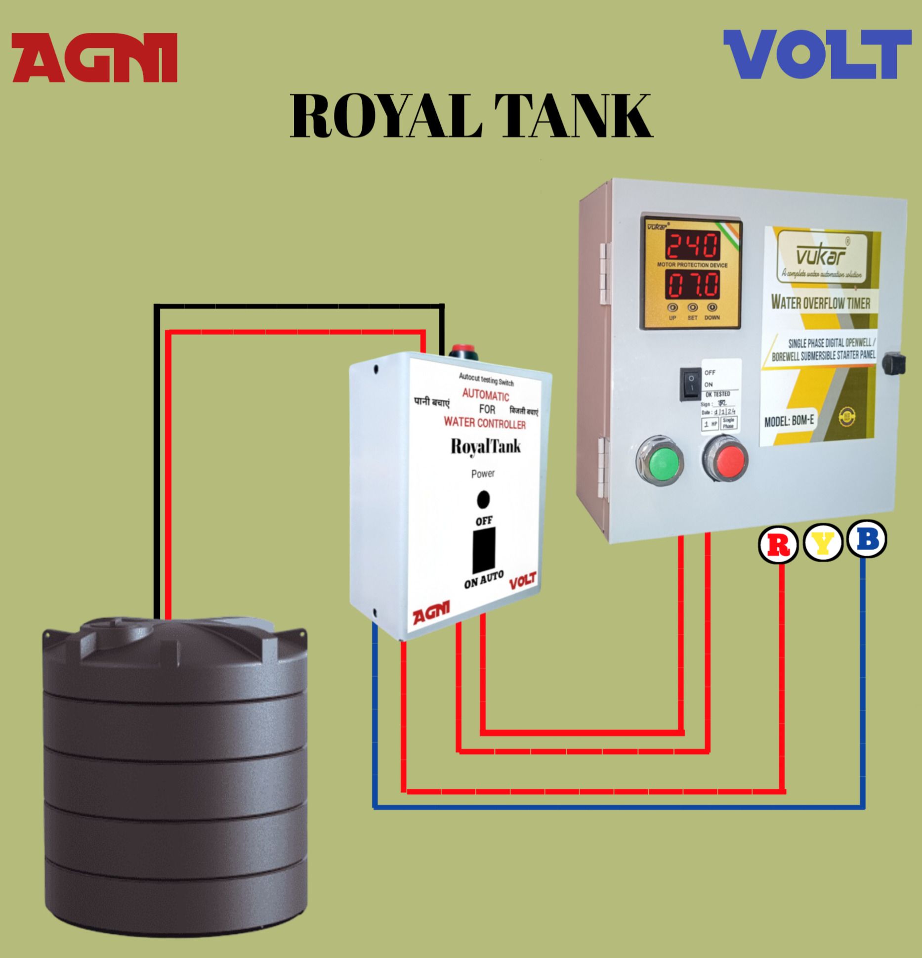 AGNI VOLT ELECTRONIC 201 Wired Sensor Security System-picture-25