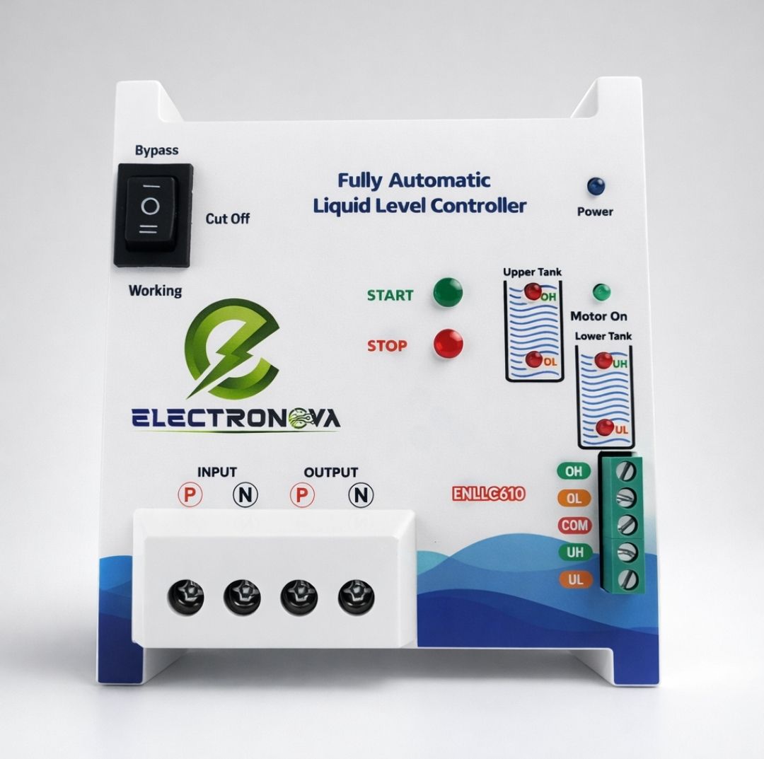 Electronova ENLLC610 Automatic Water Level Controller, Indication and Support 2HP Motor Wired Sensor Security System-picture-45