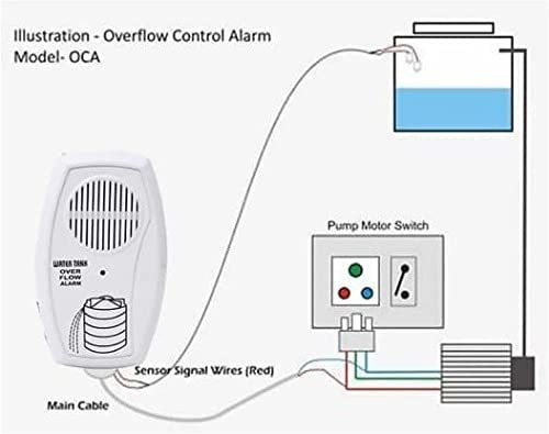 VSA Electronic Water tank Overflow Siren Alarm Bell with Voice Wired Sensor Security System image 1