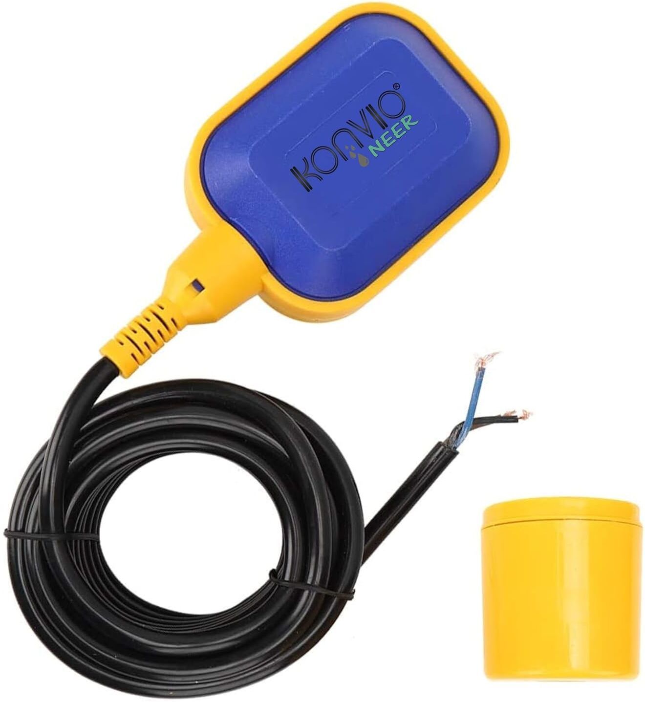 konvio neer 2M Float Switch Liquid Water Level Controller Sensor for Pump, Water Tank, 250V Wired Sensor Security System-image-2
