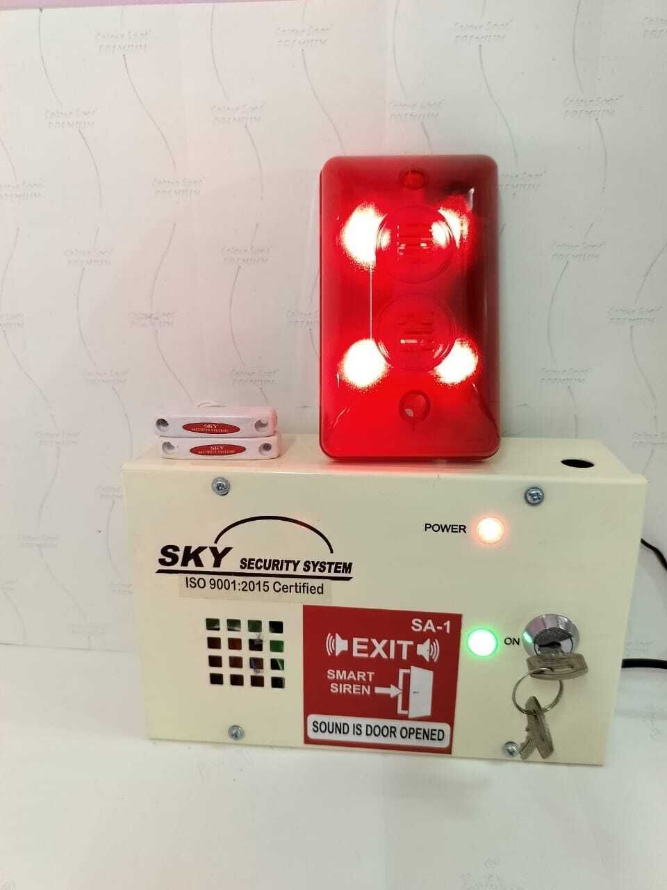 sirensystem Emergency Exit Door Flasher Siren Wired Sensor Security System-picture-27