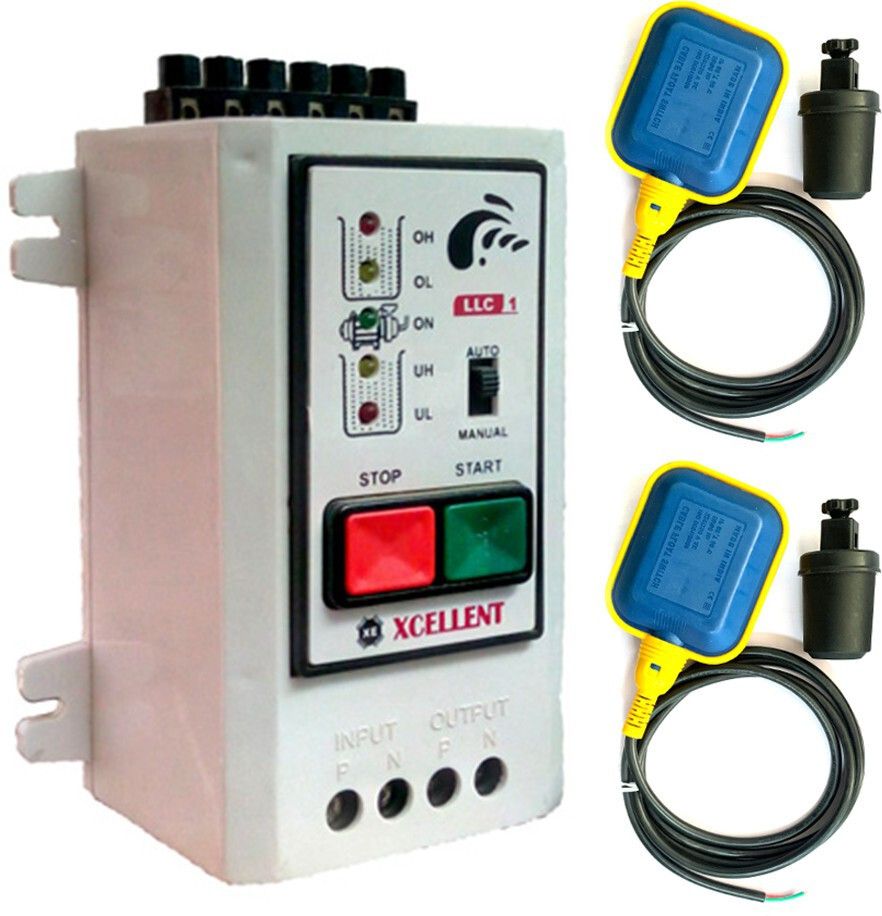 XM-INDIA Automatic water level controller with 2 cable float switch sensors having 3 meter wire length Wired Sensor Security System-image-46