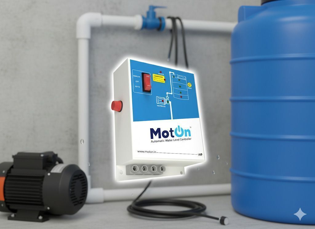 moton Fully Automatic Water Level Controller for Openwell upto 1HP Wired Sensor Security System-picture-32