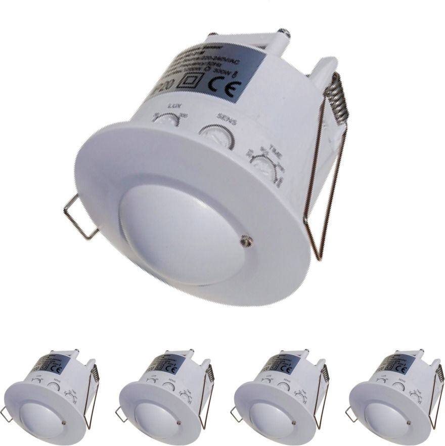 Geld Tech Microwave Motion Sensor False Ceiling | detects humans | Pack of 5 Wired Sensor Security System-picture-13