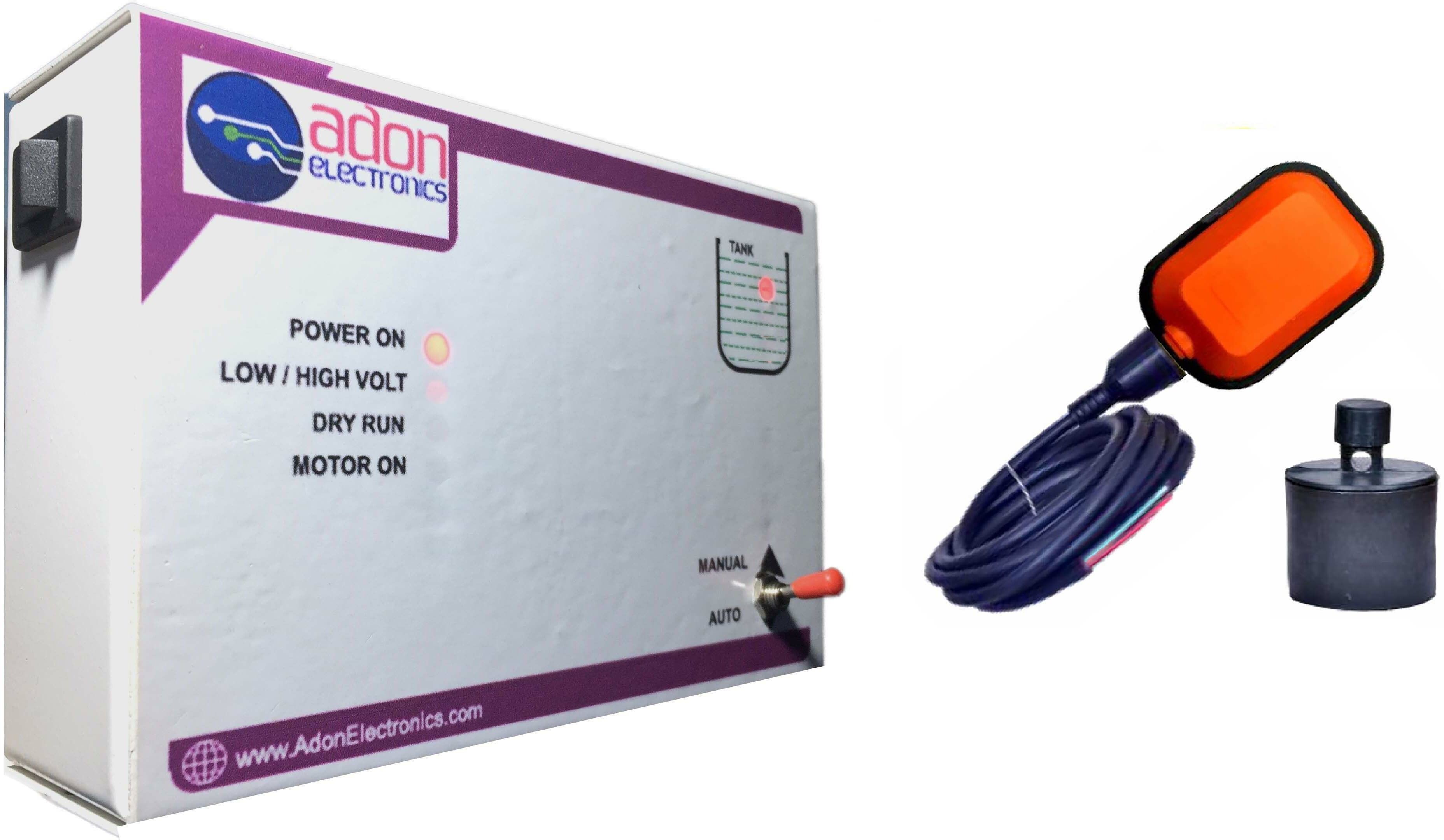 Adon Fully Automatic Water Level Controller With Float Sensor| Starter Operated| 3HP| Wired Sensor Security System-picture-28