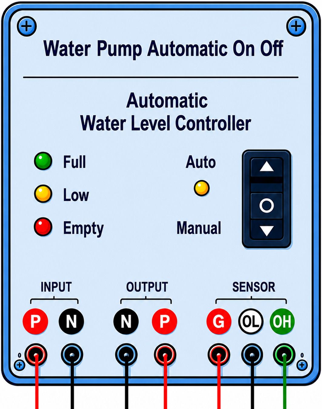 Highest Quality Automatic Water Level Controller Wired Sensor Security System-image-21