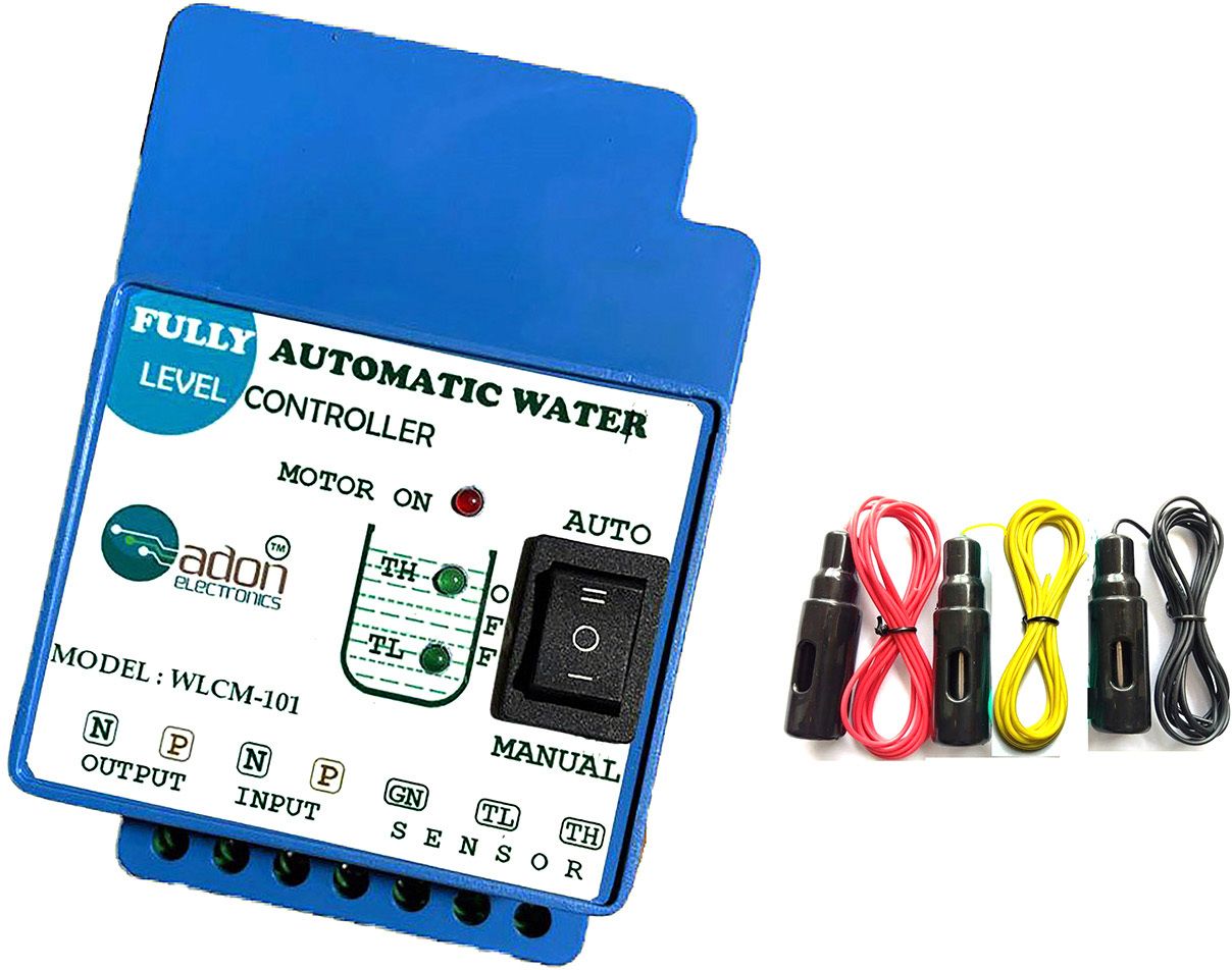 AdonElectronics Fully Automatic Water Level Controller And Indicator - For Overhead Tank Only - Wired Sensor Security System-picture-21