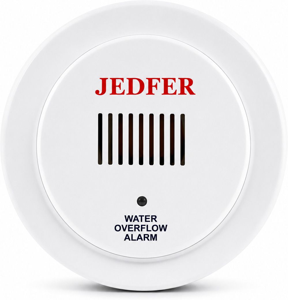 JEDFER Water Tank Overflow Alarm Siren with Loud Voice Sound, Round Shape Wired Sensor Security System-image-11