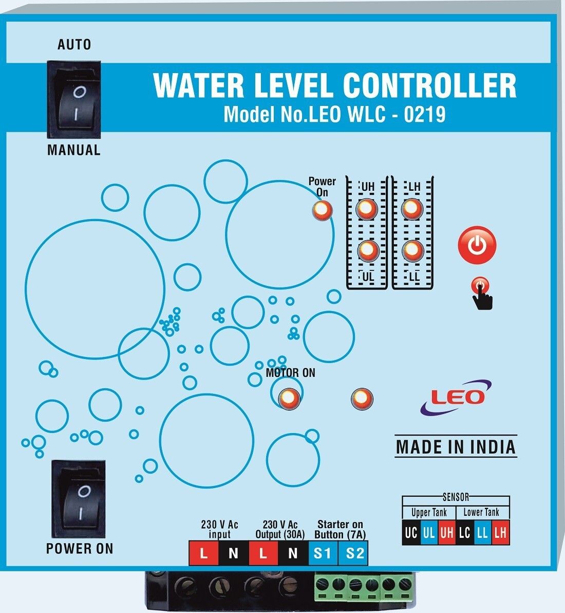 Leo WATER LEVEL CONTROLLER WITH FLOAT Wired Sensor Security System-image-45