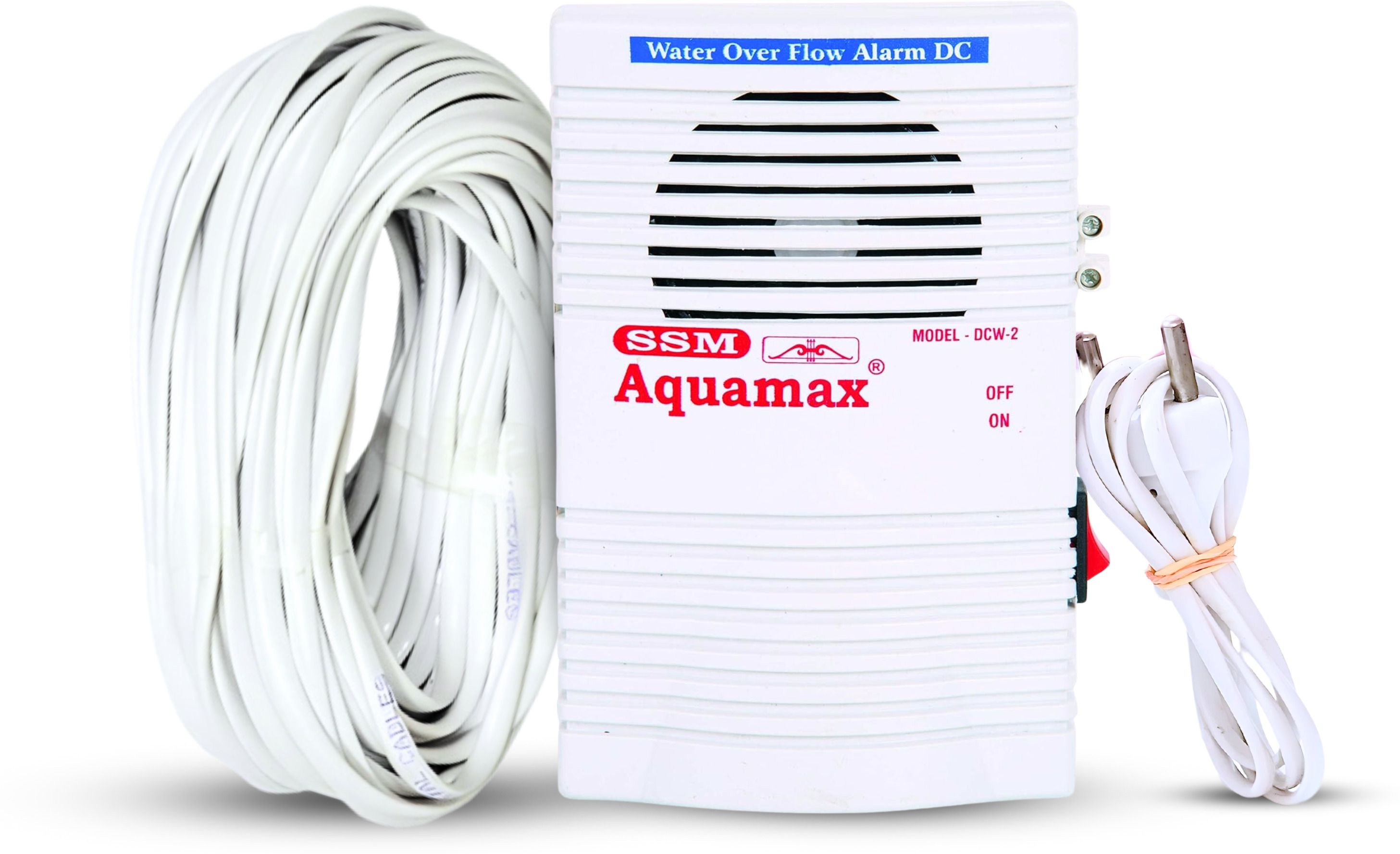 SSM AquaMax Battery operated water tank overflow alarm with 15 meter wire and sensor Wired Sensor Security System-picture-48