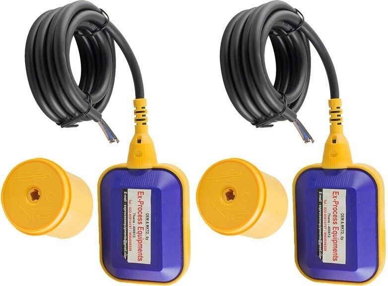 GoodsBazaar Cable Float Switch 3Mtr Automatic Water Level Controller Pack of 2 Wired Sensor Security System-picture-48