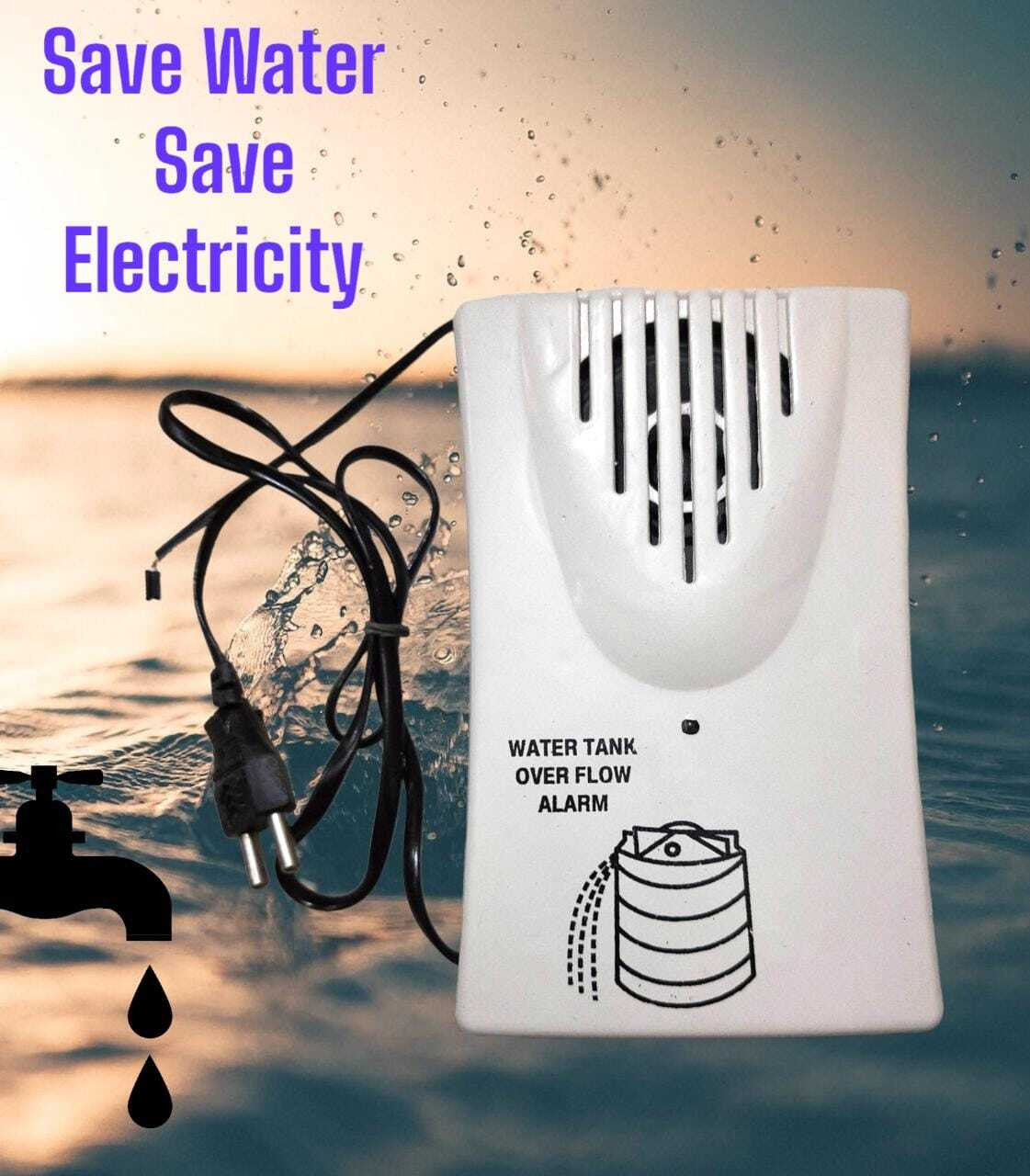 Rosario Water over Flow Tank Alarm with Voice Sound Wired Sensor Security System image 1