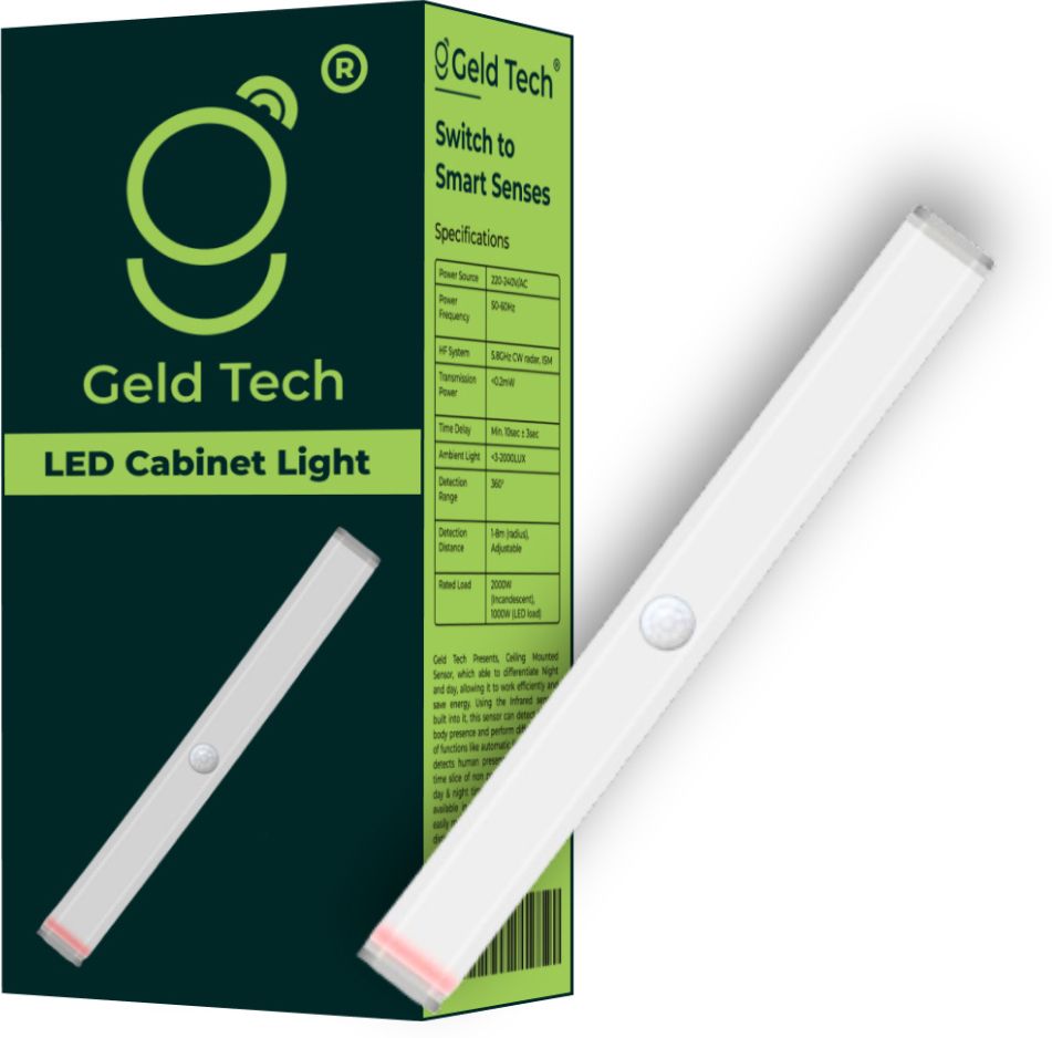 Geld Tech Motion Sensor Cabinet Light Wireless Closet Light USB Rechargeable (GT-L10) Wireless Sensor Security System-picture-46