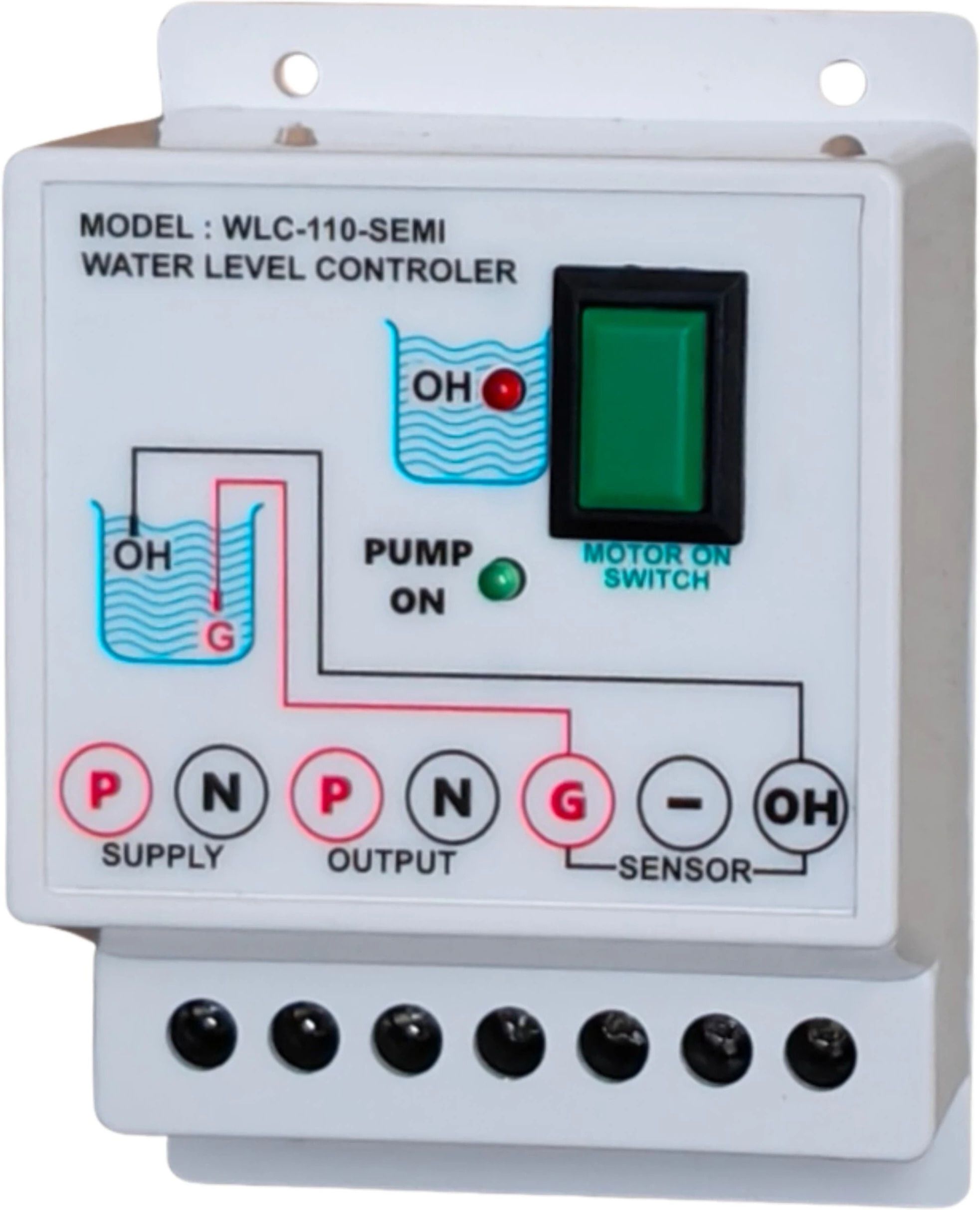 MICROTAIL Semi Automatic, Manually Start and Auto Stop Water Level Controller with sensors Wired Sensor Security System-picture-24