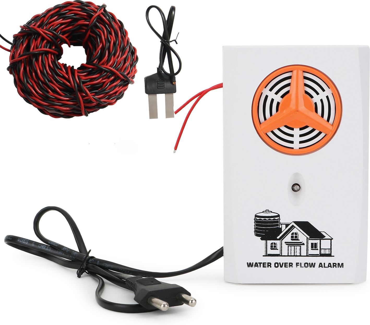 CHITRATECH Water Tank Overflow Alarm | 15 meter wire and sensor inside Wired Sensor Security System-picture-21