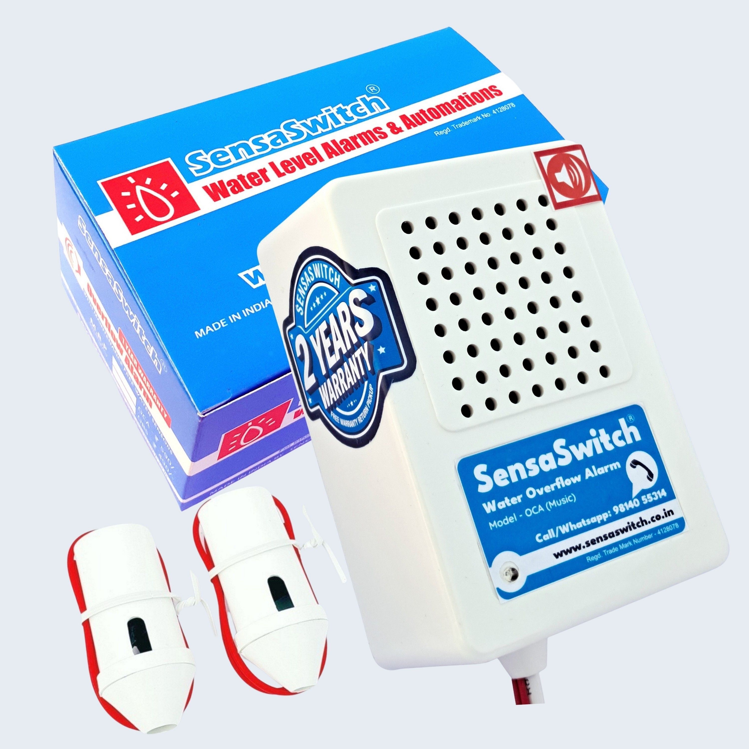 SensaSwitch Water Tank Overflow Musical Alarm Premium Package PSP-OCA-2YR Wired Sensor Security System-picture-21