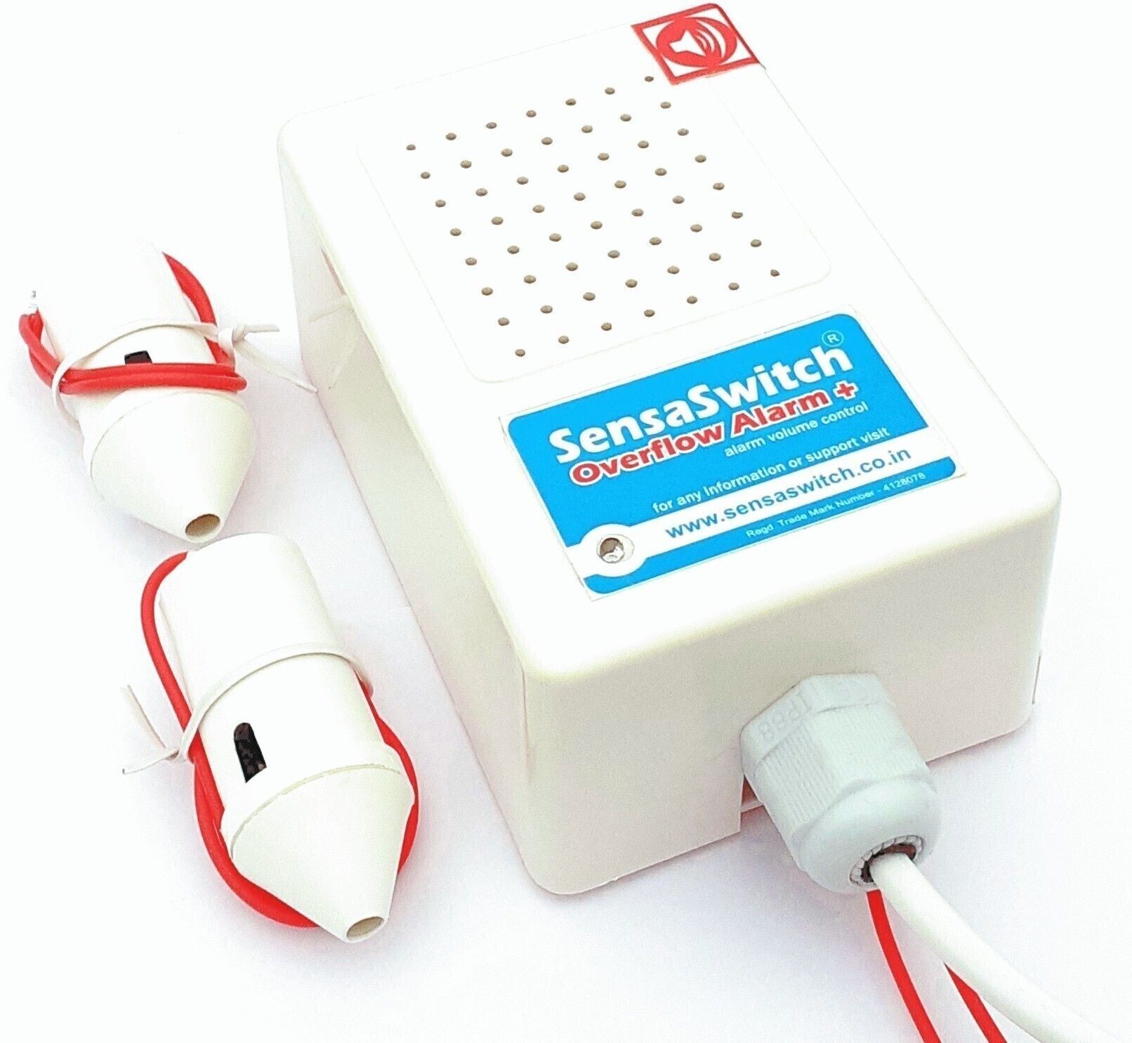 SensaSwitch Overflow Alarm With Alarm Volume Control, Model-OAP Wired Sensor Security System-picture-48