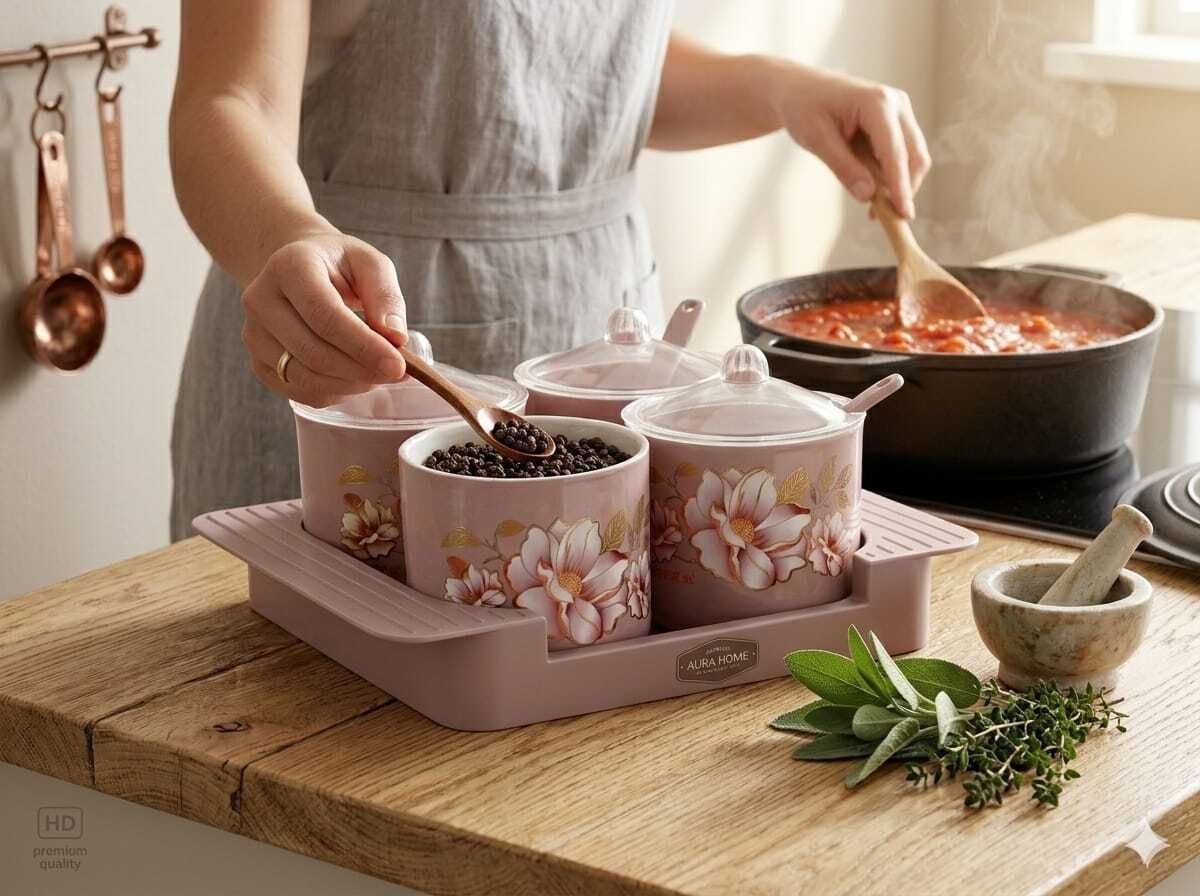 SERVING DRY FRUIT, ACHAAR, SNACKES TRAY Tray, Container Serving Set-image-48
