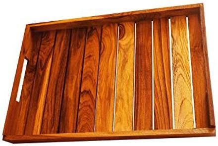 Teak Wood Serving Tray Use for Home & Kitchen, Office, Pantry, Restaurants Tray Serving Set