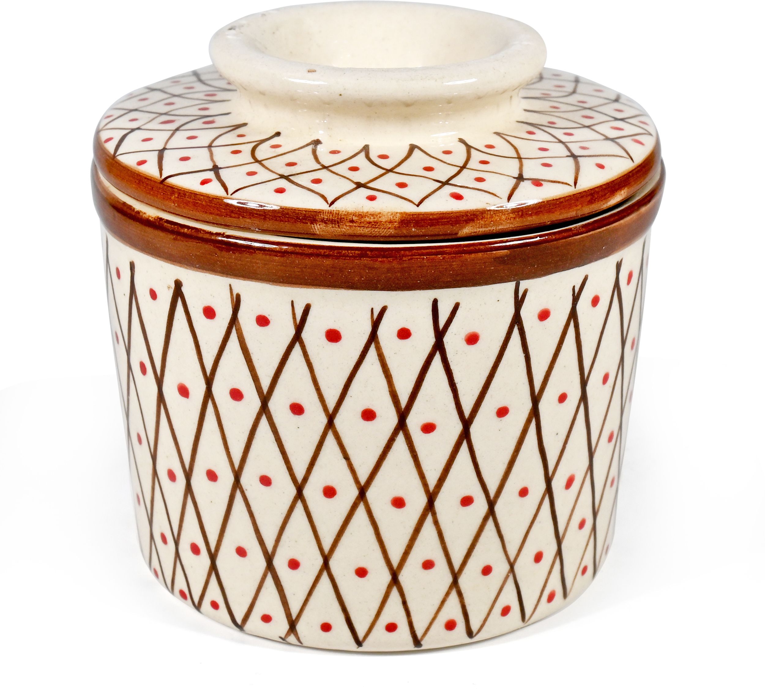 Ceramic Butter Box Dish Tray Bell Container with lid, Upto 100gm Butter Keeper Butter Dish Serving Set-image-32