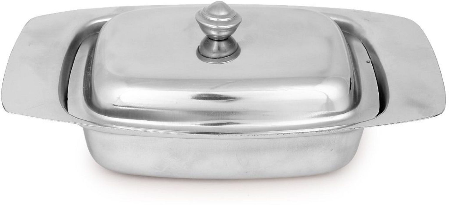 Stainless Steel Butter Dish/Butter Pot With Lid for 250 gram butter Butter Dish Serving Set
