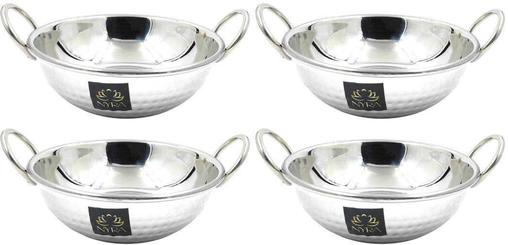 nyra steel mahar hotel kadhai Container Serving Set-picture-22